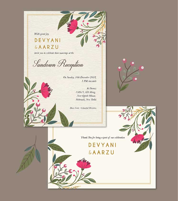 Wedding Card & Invitations